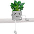1pcs Indoor Hanging Planter with Feet,Cute Face Planter pots Succulent Planter,Flower Pot,Plant Planter,Office Decor,Gift Idea (Squinty)...