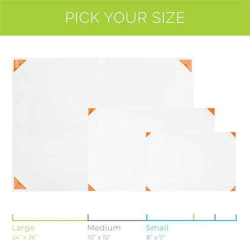 Think Board X Smart Whiteboard Film (Medium 10"x15") - Powered by Rocketbook Beacon Technology - Scannable White Board...