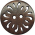 Chenkou Craft Pierced Flower Wood Buttons 30mm Sewing Craft 50Pcs...