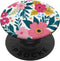 Colorful Blooming Flowers Floral Pattern PopSockets Standard PopGrip...