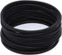WTZ 12 Piece Stretchable Black Rubber Gummy Bracelets Silicone Jelly Wristband Anklets...