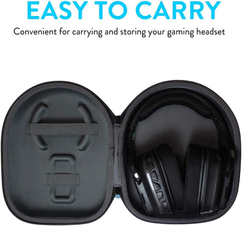 TUDIA EVA Empty Case Compatible with HyperX Cloud Flight Wireless Gaming Headset, Hard Travel Shockproof Storage Case for Gaming Headset [CASE ONL...