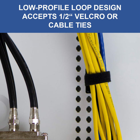 Legrand - OnQ Cable Management Clips, No Tools to Install Wall Cable Management, Cable Clips Withstand 20 LBS Pull Force, Black, AC103520, 20 Pack...