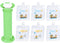 Puree Injection Tool Baby Food Bag Maker Reusable Pure Color Bags Toddler Fruit Squeeze Puree Fillers for Kids 7Pcs/Set(Green) Complementary feedi...