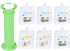 Puree Injection Tool Baby Food Bag Maker Reusable Pure Color Bags Toddler Fruit Squeeze Puree Fillers for Kids 7Pcs/Set(Green) Complementary feedi...