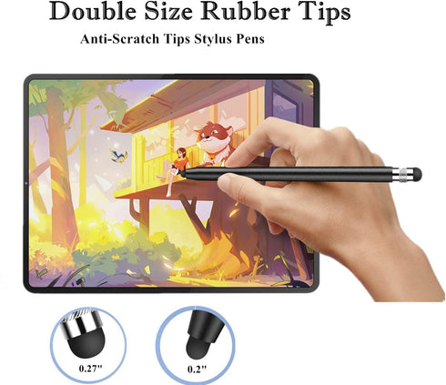 Stylus Pens for Touch Screens(2-Pack), Sensitivity & Precision Stylus Pens for iPhone/iPad/Samsung Galaxy/Tablets and All capacitive Touch Screen ...