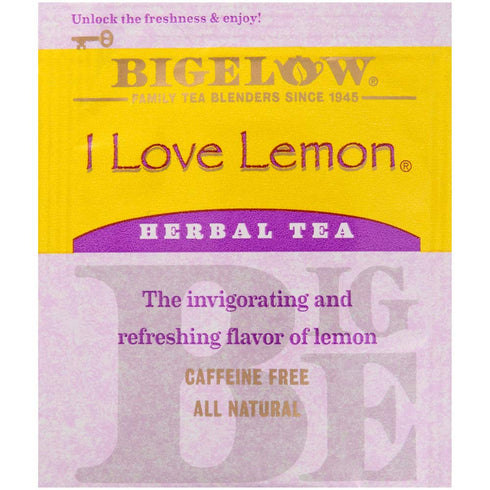 Bigelow I Love Lemon Tea Bags, Box Of 28...