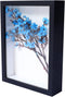 KAPIX Small Shadow Box 4x6 Picture Frame with HD Plexiglass Deep Wood Memory Box Display case for Flowers,Ticket,Memorabilia,Keepsake,Medal,Art an...