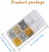 Olylkx 1100pcs Earring Backs, Earring Hooks, Earring Backings, Earring Back Pads Stopper for Making Findings Parts Jewelry DIY Supplies Kits...