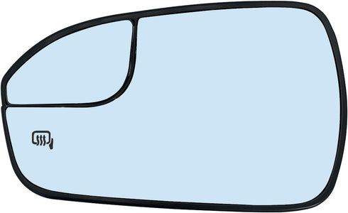 Driver Left Side Mirror Replacement for 2013 2014 2015 2016 2017 2018 2019 2020 Ford Fusion Side Mirror Glass - Side View Heated Convex Mirror wit...