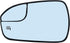 Driver Left Side Mirror Replacement for 2013 2014 2015 2016 2017 2018 2019 2020 Ford Fusion Side Mirror Glass - Side View Heated Convex Mirror wit...