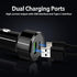 Compatible with Honda CRV 2023 Wireless Phone Charging Pad Silicone Material Dual Charging Ports Charger Station 15W Adapter for Smartphone...