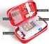 2Pack Portable Empty First Aid Bag Medical Storage Bag Mini Emergency Survival Pouch Bag for Camping Hiking Home Travel Red (2Pcs Red)...