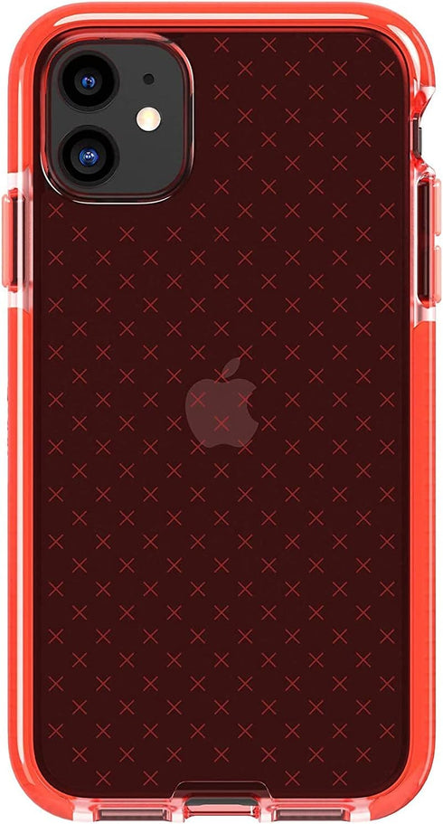 tech21 Evo Check Phone Case for Apple iPhone 11 with 12 ft. Drop Protection Coral...