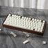 PBT White Jade Keycaps, 154 Keys Cherry Profile Double Shot Keycap, Translucent Keycap Set for Mechanical Keyboard 61/64/84/87/104/108 Layout...
