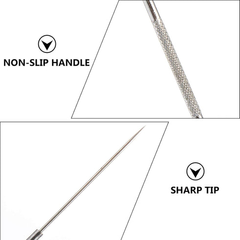 8pcs Dissection Needle Stainless Steel Single End Probe Lab Bio Experiment Dissection Tools for Medical Students and Veterinary...