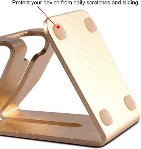 Tablet Stand Holder,Aluminum Solid Portablet Desktop Dock Hands Free Cradle Compatible with Tablets Such As iPad Air Mini Pro, Phone 14 13 11 XR M...