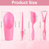 12pcs Garden Shovel Hand Tools Transplanting Succulent Cultivation Digging Scoops Kits Plastic for Flower Planting Bonsai Potting Soil Indoor(Pink...