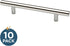 Franklin Brass Cabinet Pull, Stainless Steel, 3-3/4 in (96mm) Drawer Handle, 10 Pack, P35304K-SS-B...