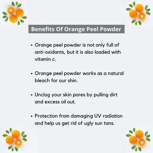 SVATV Orange Peel Powder| Natural, Soft and Smooth Skincare Powder | Face Pack | Used for Soap making - 227g, Half Pound...