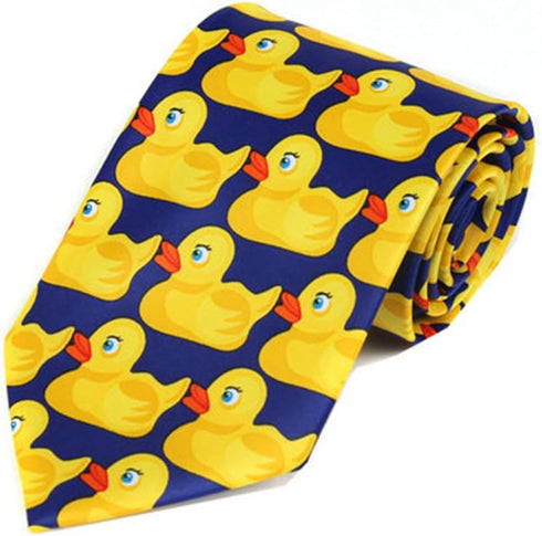 Flairs New York Pet Lovers' Collection Necktie (Yellow Duckie the Ducky)...