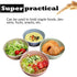 4 PCS 4.7inch Lightweight Wheat Straw Bowl, Unbreakable Cereal Pasta Bowls Microwave& Dishwasher Safe, Reusable Tableware Dinnerware Fruit Snack C...