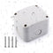 Nineleaf Outdoor Electrical Box,Small Electrical Junction Box 3 1/4"X2 3/4"X2 1/4"(86X74X62Mm) Ip66,White,Surface Mount Junction Box with Cover,Wa...