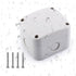 Nineleaf Outdoor Electrical Box,Small Electrical Junction Box 3 1/4"X2 3/4"X2 1/4"(86X74X62Mm) Ip66,White,Surface Mount Junction Box with Cover,Wa...