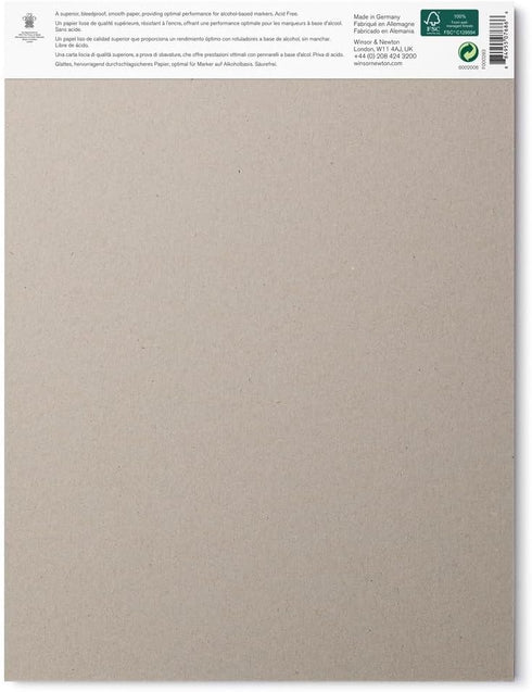 Winsor & Newton Classic Bleedproof Marker Pad, 9" x 12", 50 Sheets, 75 GSM...