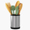 kitchen utensil rack oversized shovel spoon storage rack kitchen countertop cutlery cooking storage rack stainless steel 360 degree rotating weigh...