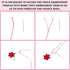 INFUNLY 4 Pack Snowflake Embroidery Kits Cross Stitch Kits for Beginners Adults Christmas Needlepoint Starter Kit with Instructions for Thanksgivi...