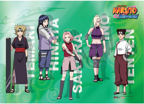Great Eastern Entertainment Naruto Shippuden The Girls Wall Scroll, 33 by 44-Inch...