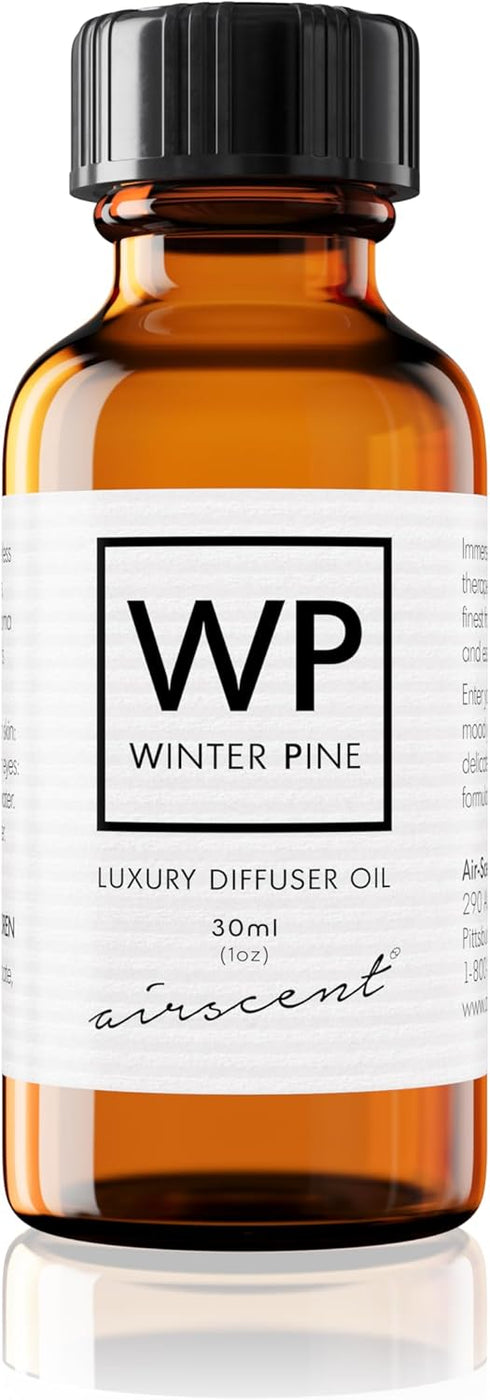Winter Pine Diffuser Oil - Air-Scent Balsam Fir Essential Oil Blend - 30 mL, 1 fl oz Fragrance Oil Bottle for Aromatherapy Diffusers and Humidifie...
