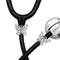 2 Pack Bling Butterfly Stethoscope Charms for Doctor Nurse, Stethoscope Id Name Tag with Bling Silvery Rhinestones...