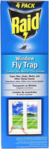 Raid Window Fly Traps, 4 Traps...