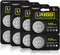 Rechargeable CR2450 Batteries 3.7V High Capacity 120mAh Lir2450 Battery 8 Pack...