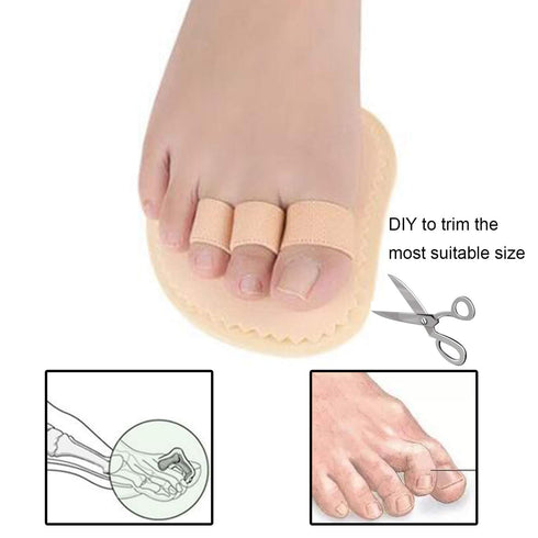1 Pair Toe Straightener Hammer Toes Corrector with 3 Holes for Claw Toe Mallet Toe Contracted Toe and Cured Toe Hammer Toe Splint...