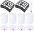 Leadaybetter 2 HEPA + 4 Foam & Felt Filters for Shark Rotator Powered Lift-Away XL Capacity NV755, UV795 Vacuum Cleaner, Compare to Part # XFF750 ...