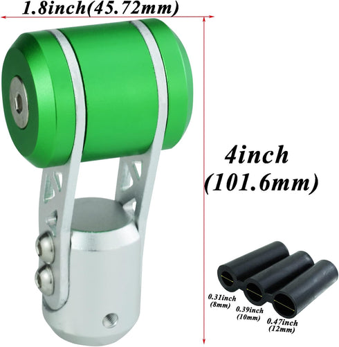 Abfer Green Shift Knob Car Aluminum Alloy T Handle Shifter Gear Lever Head Fit for Most Manual Vehicle...