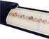 Premium Grade Jewelry Gift Box for Bracelet Necklace Navy Blue Velvet Present Modern Elegant Store Gallery Present (Jewelry is not included)...
