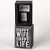 Primitives by Kathy Classic Box Sign, 2.50" x 3.50",Black/White...