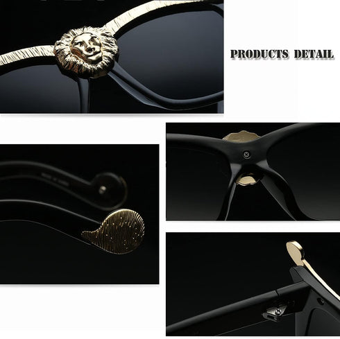 Dollger Square Oversized Sunglasses Flat Top Thick Plastic Super Dark Gangster Luxury Shades 57mm...