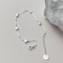 Love Heart Bracelet for Women 925 Sterling Silver Cute Star Moon Emerald Charm Chain Bracelet 14k Gold Plated Adjustable Link Bracelet Bangle Jewe...