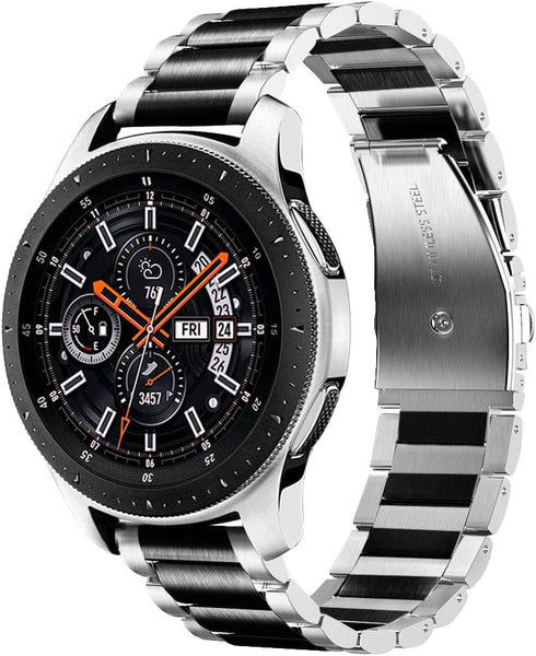 V-MORO Strap Compatible with Galaxy Watch 46mm(2019) Bands/Gear S3/Gear S3 Classic/Galaxy Watch 3 45mm Band Men Solid Stainless Steel Replacement ...