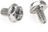 Toothed Hex 6/32 Screw 6# -32Computer PC Case Hard Drive Motherboard Mounting Screws, 100 PCS...