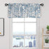 Kitchen Curtains 24 Inch Floral Tier Curtains Farmhouse Cafe Curtains Multicolor Floral Printed Small Window Curtains for Laundry Room Bathroom, R...