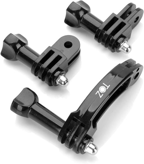 TOZ TZN-S03 Universal Rotary Extension Arm Mount Set for Gopro Hero 4 3 3+ 2 1, GoPro Accessories Kit Extension Arm Adapter Pivot Arm Thumbscrew...