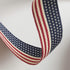 5/8" American Flag Stripes Printed Polyester Grosgrain Ribbons15-Yards Per Spool DIY 4th of July Independance Day Decoration...