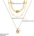 Cowrie Shell Necklace for Women Natural Sea Shell Beads Choker Necklace Adjustable Layered Summer Seashell Beach Necklace for Women Hawaiian Jewel...