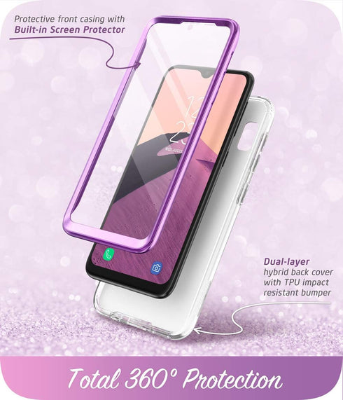 i-Blason Cosmo Series Case for Galaxy A10e, Slim Full-Body Stylish Protective Case with Built-in Screen Protector (Ameth)...